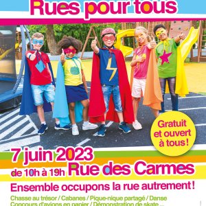 AURILLAC Cantal Rue des Carmes Juin 2023