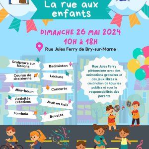 Bry-sur-Marne (94) Rue Jules Ferry - 26 mai 2024